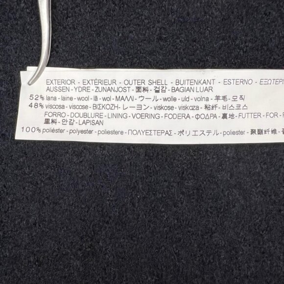 NWT ZARA WOOL Blend TRAFALUC trf_outerwear 1255/017/800 Long Open Coat Size M - Picture 13 of 14